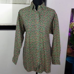 VINTAGE CK Floral Blouse, Size Medium